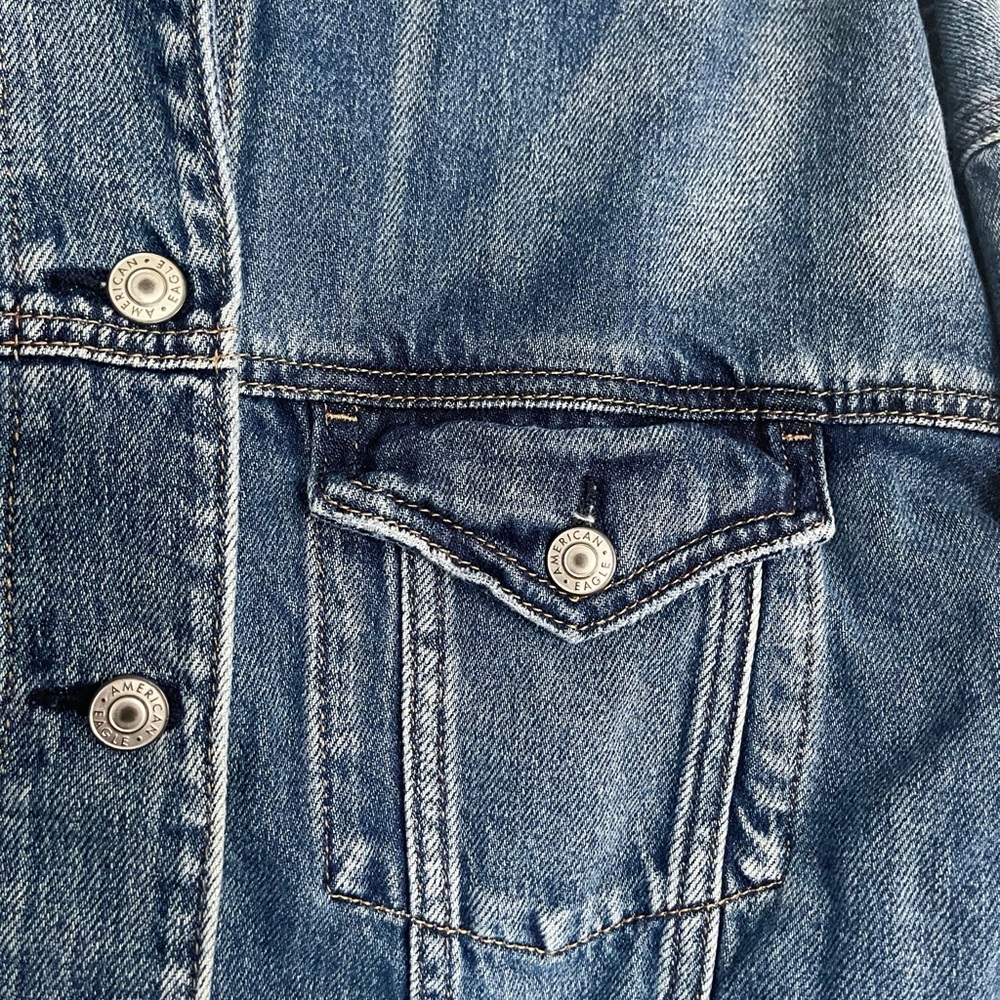 Distressed Denim Jacket - Picture 7 of 9
